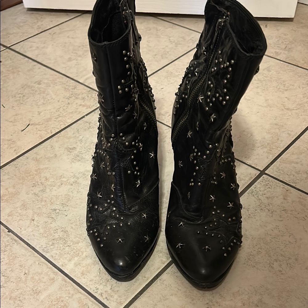 Liberty black Studded Women's Boots